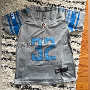NFL Kids Gray and Blue Deandre Swift Jersey